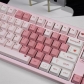 Peaches 104+25 Full PBT Dye-subbed Keycaps Set for Cherry MX Mechanical Gaming Keyboard